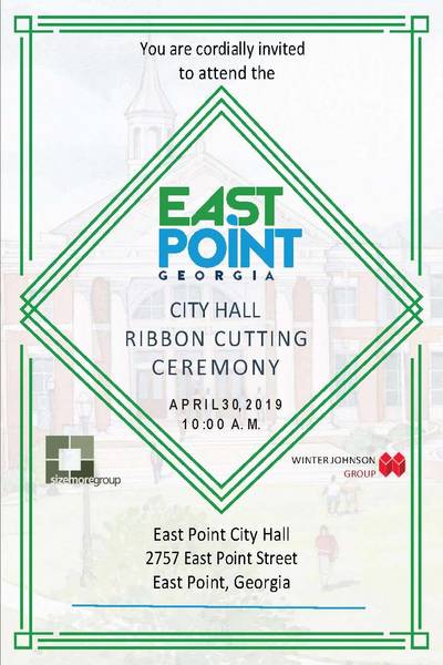 City Hall Ribbon Cutting Flyer